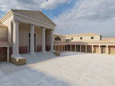 Historic city -Ancient City-rome 3D model