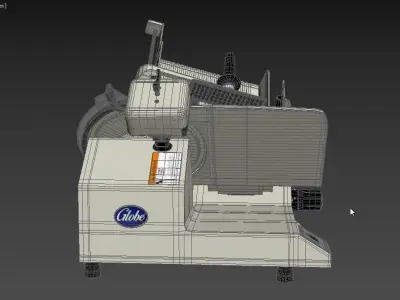 Globe SG13 Premium Heavy-Duty Manual Slicer 3D model