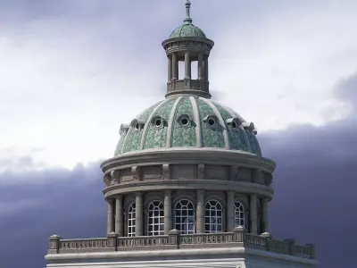 Grand palace 3D model