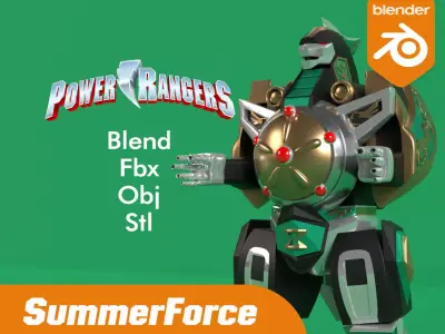 Dragonzord - Power Ranger 3D model