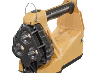 Vulcan 180 Flashlight Low-poly 3D model