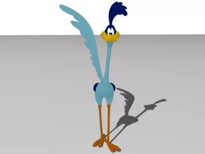 Road runner 3D model