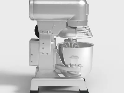 COMMERCIAL FOOD MIXER Low-poly 3D model