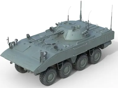 5 Military Vehicles Collection v34 Low-poly 3D model