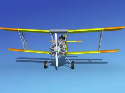 Grumman G-164 AgCat V05 3D model