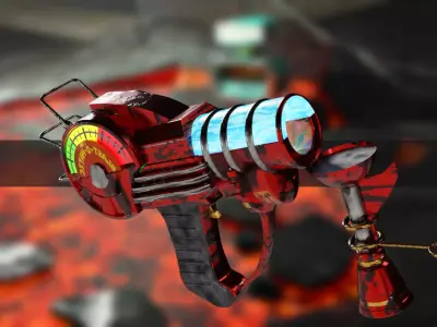 Raygun - COD Black Ops Zombies 3D Model Free 3D model