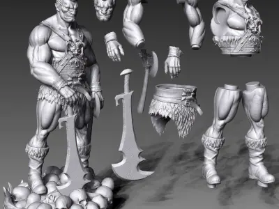 Nosferatu Zodd from Berserk for 3D printing 3D print model