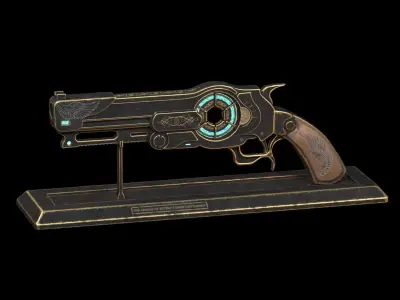 Decorative Sci fi Pistol 3D model