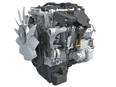 Detroit DD5 Engine 3D model