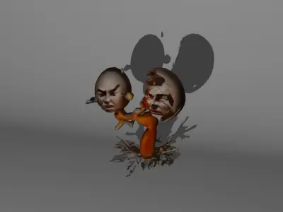 FANTASTIC EGGS Free 3D model