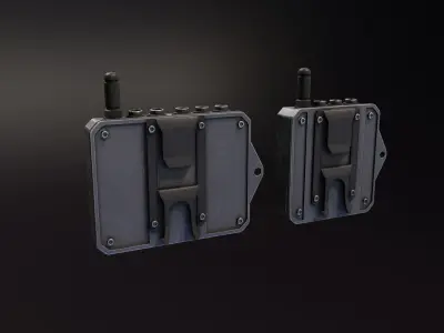 Tomahawk KxM Expansion Module Low-poly 3D model