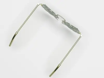 Aloha Leaf Sunglasses 3D model