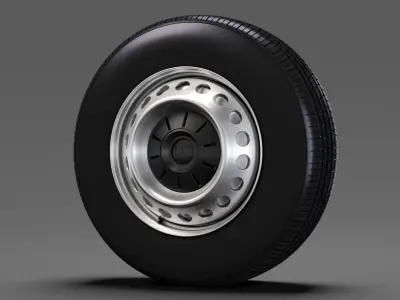 WV Crafter Chassi wheel 2017 3D model