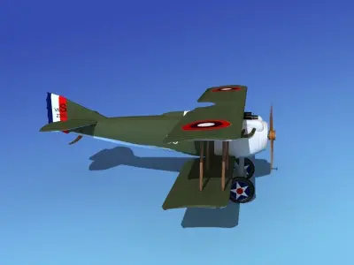 SPAD VII 3D model