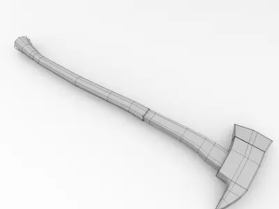Fire Axe 3D model