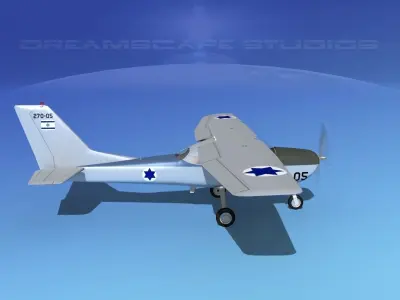Cessna T-41 Mescalero Israeli AF 3D model