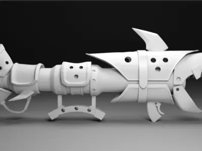 ROCKET JINXS from LEAGUE OF LEGENDS 3D model