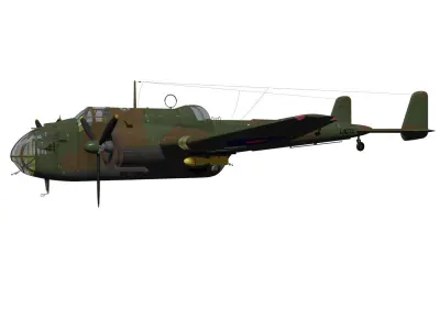 HandleyPage Hampden 3D model