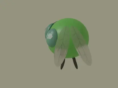 Parasprite 3D model