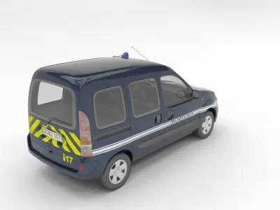 gendarmerie Renault kangoo 3D model