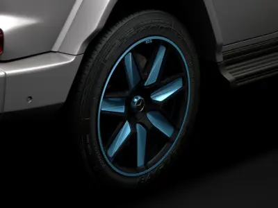 Mercedes Benz EQG 2022 wheel 3D model