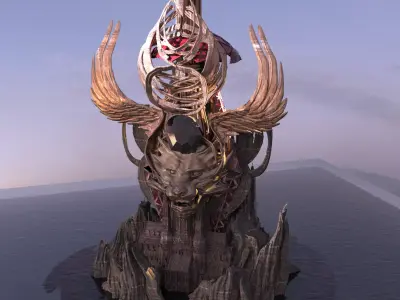 She Ra Masters Tower design 2 3D model