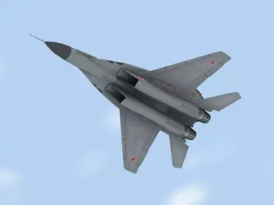 Mig-29 Fulcrum Russian Low-poly 3D model