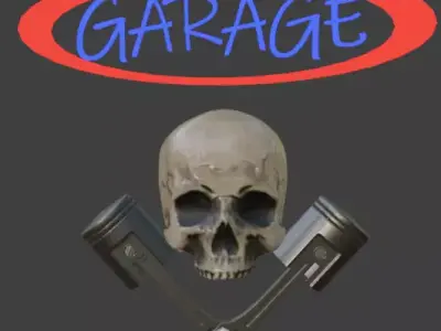 GARAGE SKULL Free 3D model