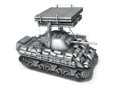 M4A3 Sherman-Calliope 3D model