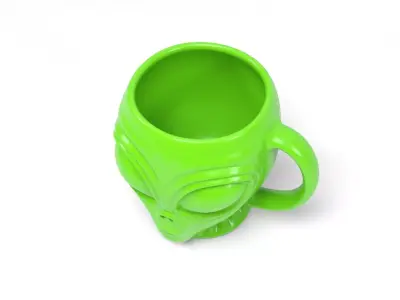 Alien Mug 3D print model