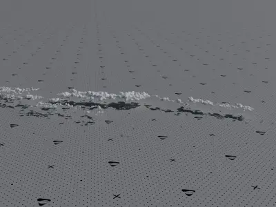 VDB Cumulonimbus Cloud Field 2 3D model