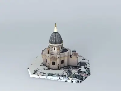 Basilica of Our Lady of Itati 3D model