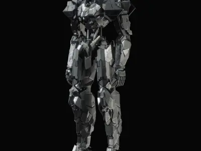 Telesto Free low-poly 3D model