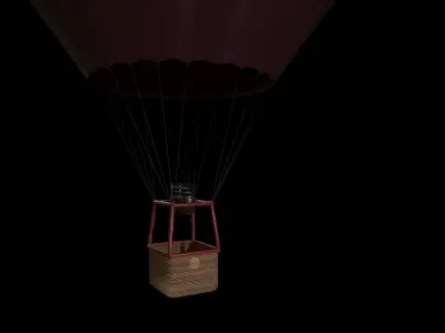 Air Balloon - Gest Low-poly 3D model