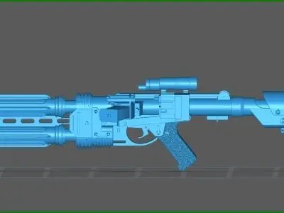 E-22 BLASTER SHORE TROOPER ROGUE ONE STAR WARS ANDOR 3D model