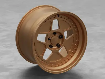 fifteen52 Tarmac R43 Hoonicorn Rim 3D Model Free 3D model