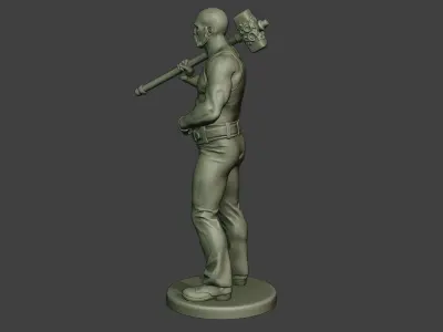 Bill HammerMan BH1 0007 3D print model