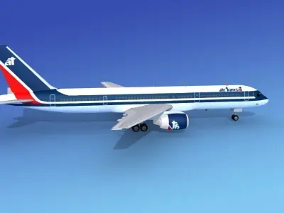 Boeing 757-200 Air Transat 3D model
