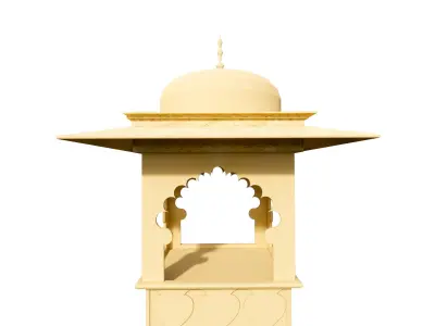 indian chatri made in sketchup 3D model