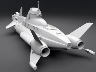 Skydiver One Scale model 3D print model