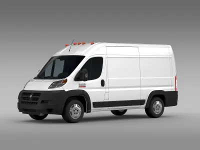 Ram Promaster Cargo 2500 HR 136WB 2015 3D model