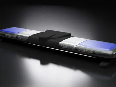 Whelen Cenator Lightbar Low-poly 3D model