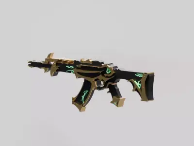 Verdant Requiem Low-poly 3D model
