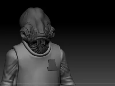 Erik Bauersfeld - Admiral Ackbar - Star Wars Return of the Jedi 3D print model purchase
