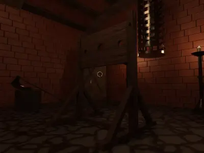 WB Dungeon of the Damned Low-poly 3D model