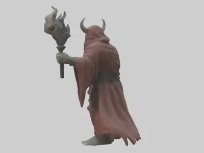 Crazed cultist model 3D model