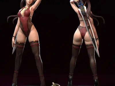 Eve stellar blade fanart 3D print model