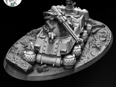 Battle APC 55mm 3D print model