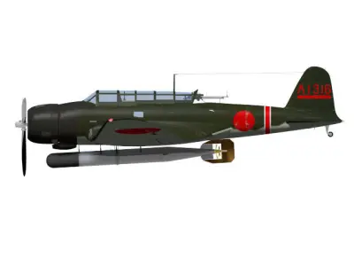 nakajima B5N Kate Type3 3D model