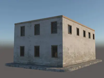 Old Structure v3 Low-poly 3D model